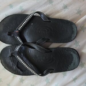 Rainbow swarovski crystal sandals